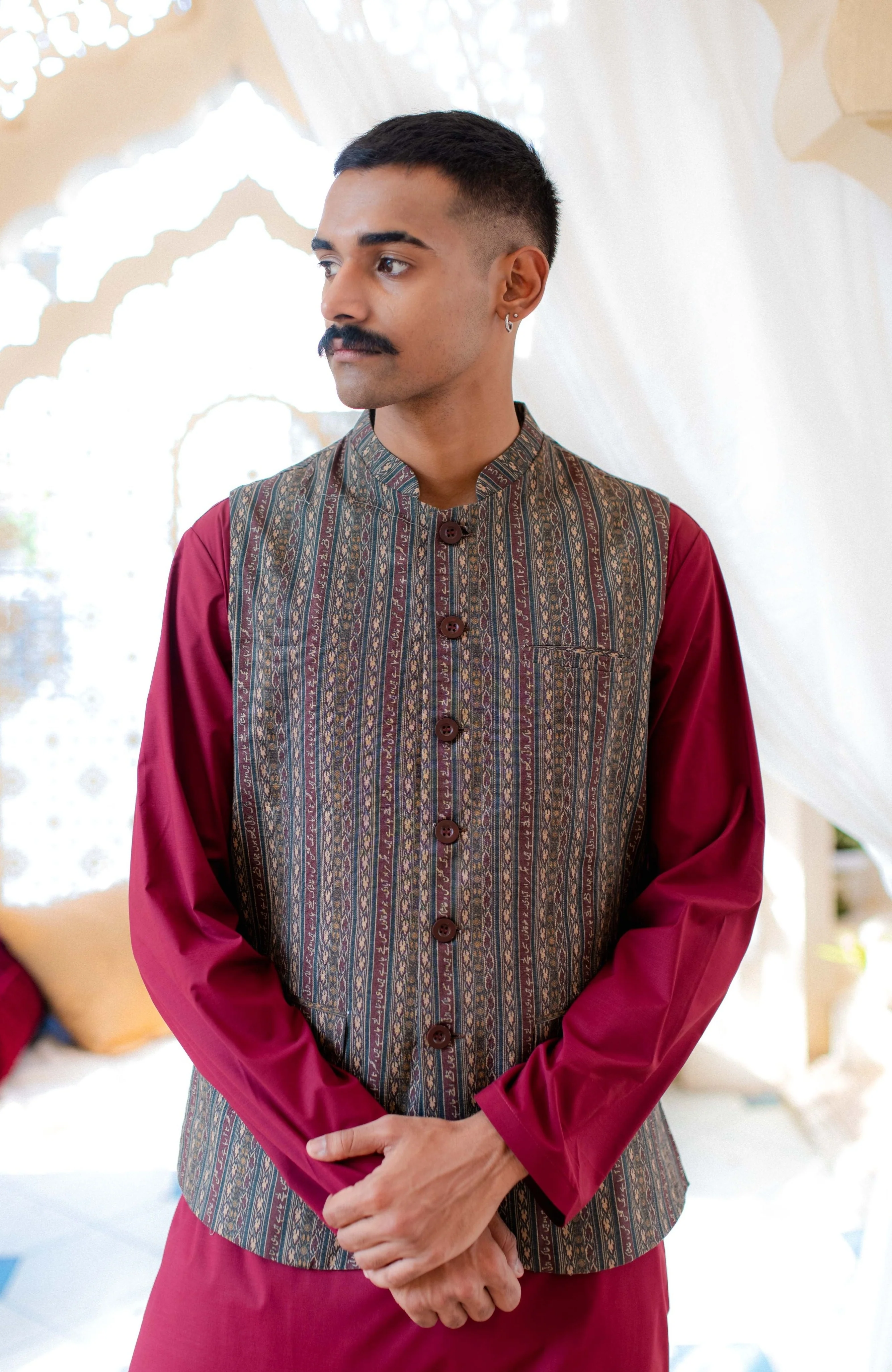 Kaavish Vasket - Green & Brown