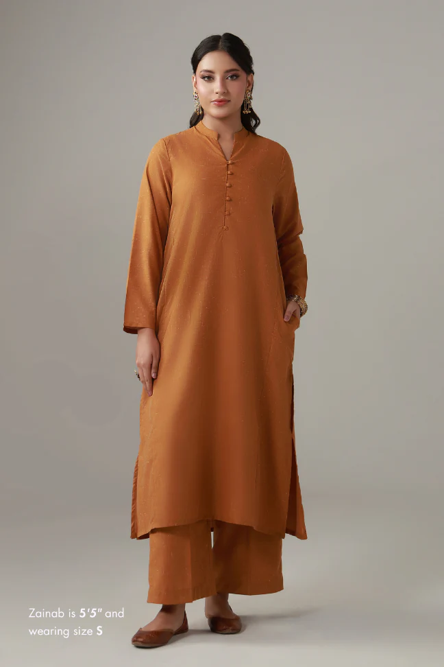 Kalidaar Co-Ord - Cinnamon Brown