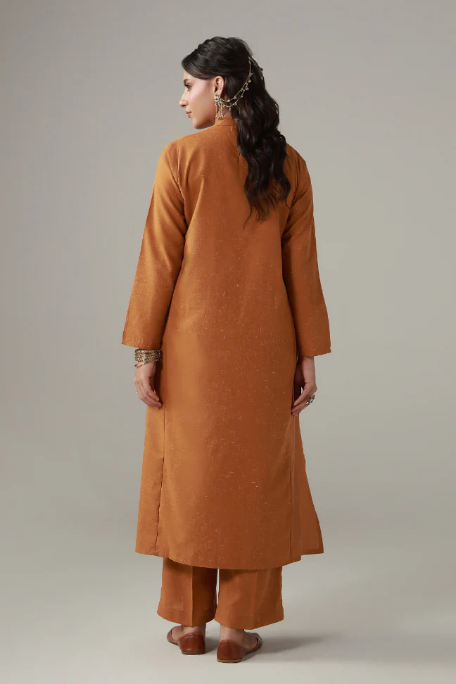 Kalidaar Co-Ord - Cinnamon Brown - Image 3