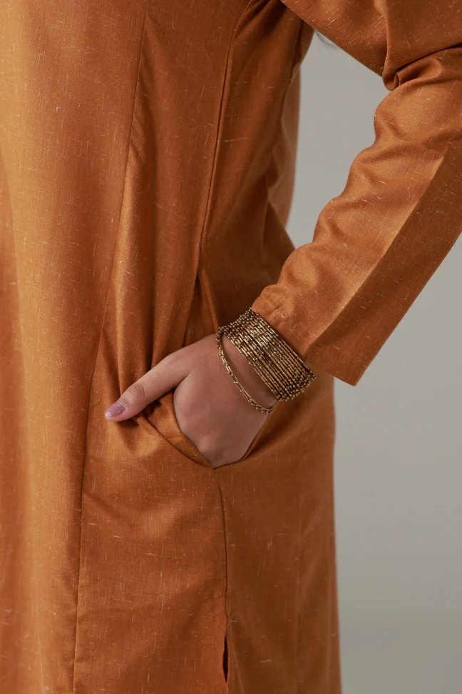 Kalidaar Co-Ord - Cinnamon Brown - Image 5