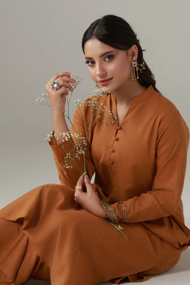 Kalidaar Co-Ord - Cinnamon Brown - Image 6