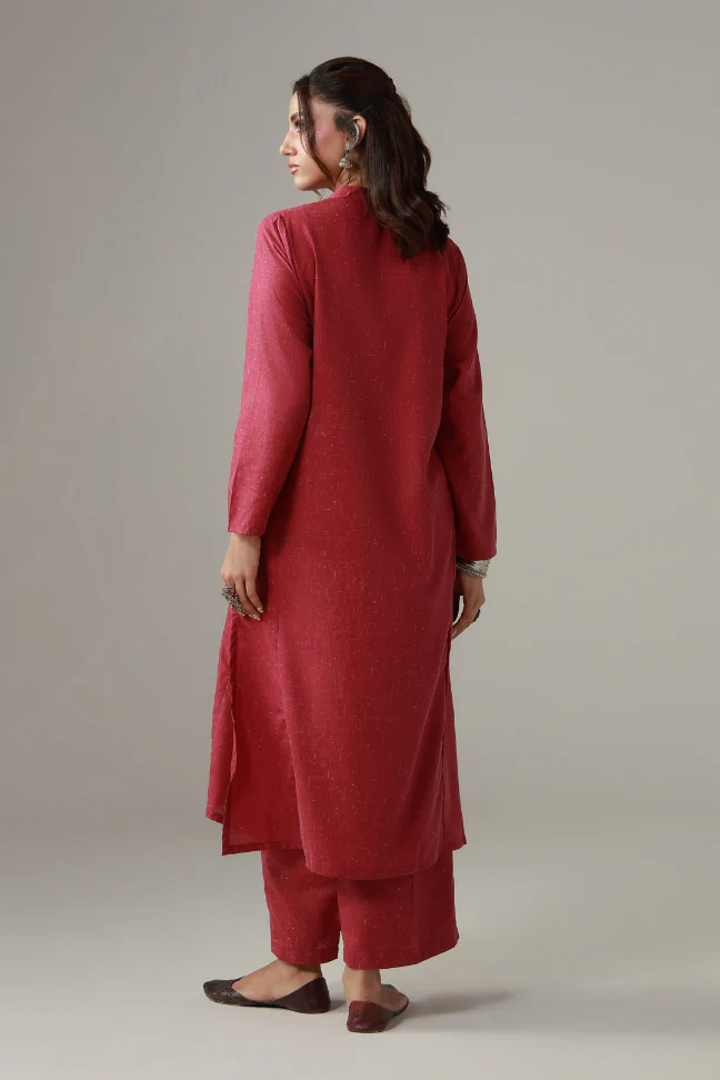 Kalidaar Co-Ord - Dark Fuschia - Image 4