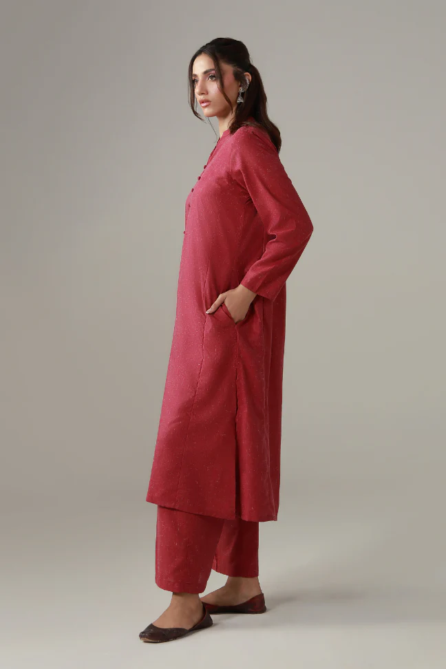 Kalidaar Co-Ord - Dark Fuschia - Image 7
