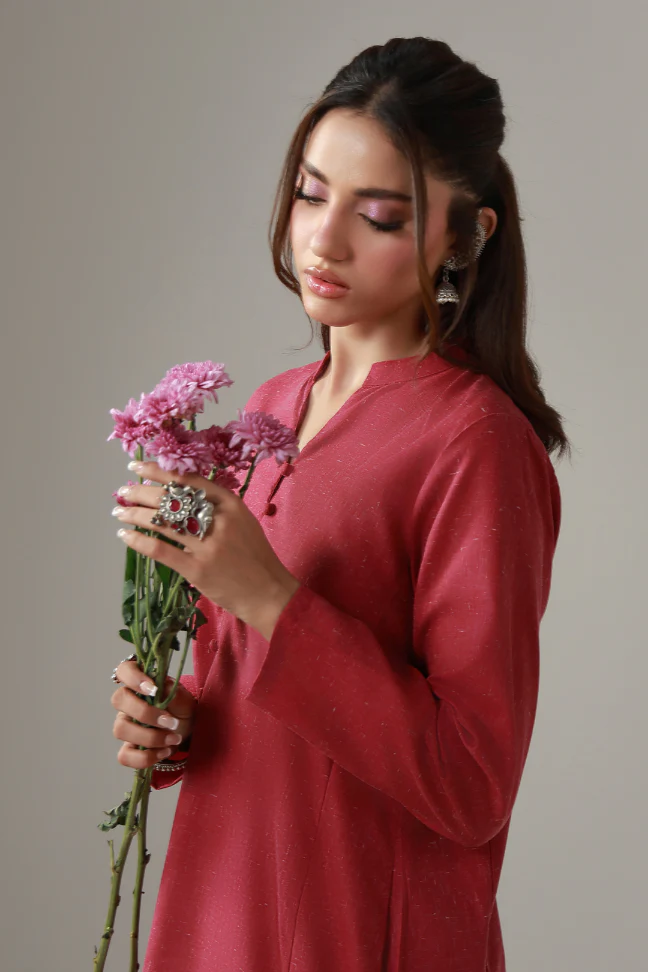 Kalidaar Co-Ord - Dark Fuschia - Image 8
