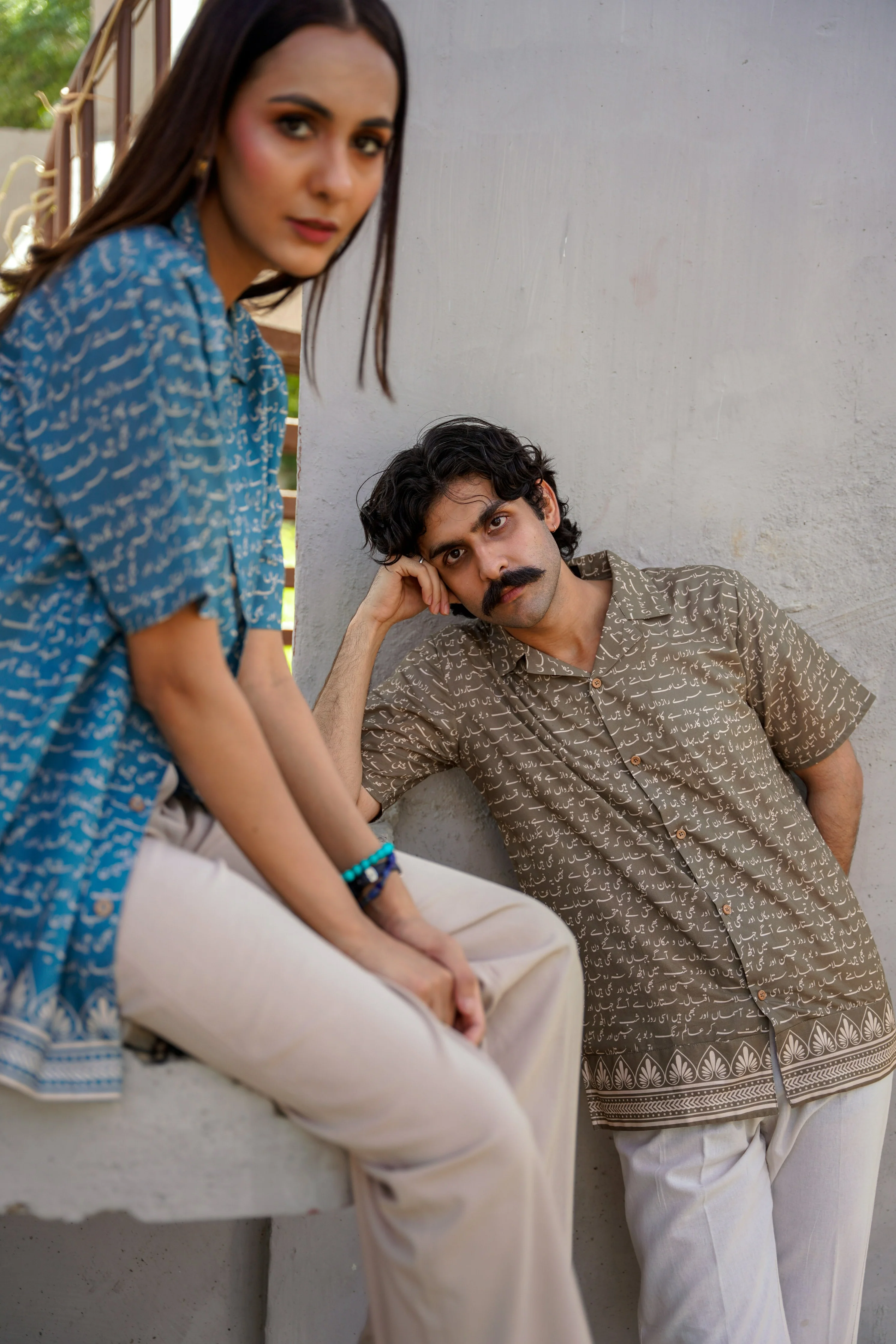 Khaki Green Sitaray Shirt - Image 3