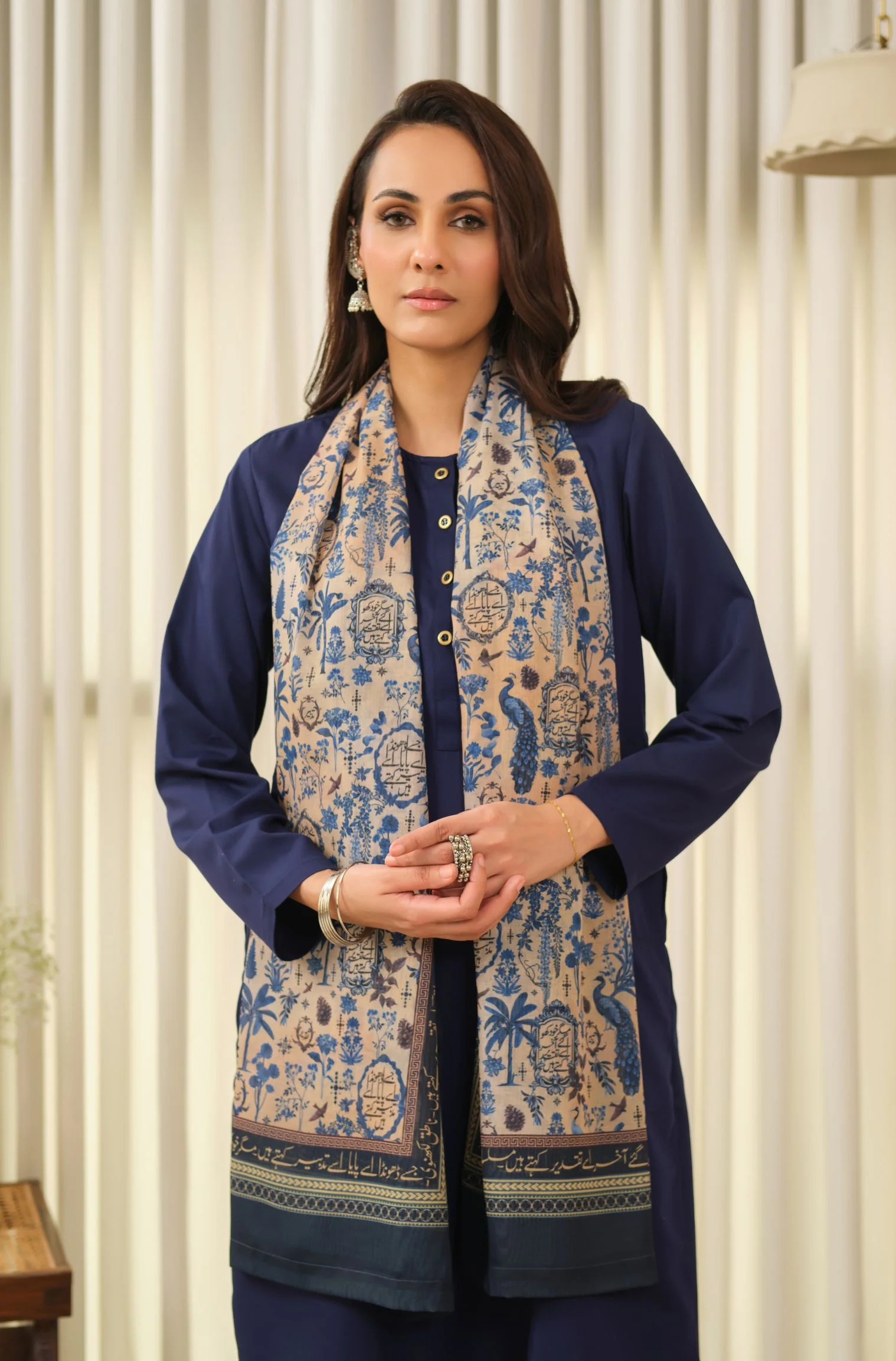 Kismat Scarf - Blue - Image 6