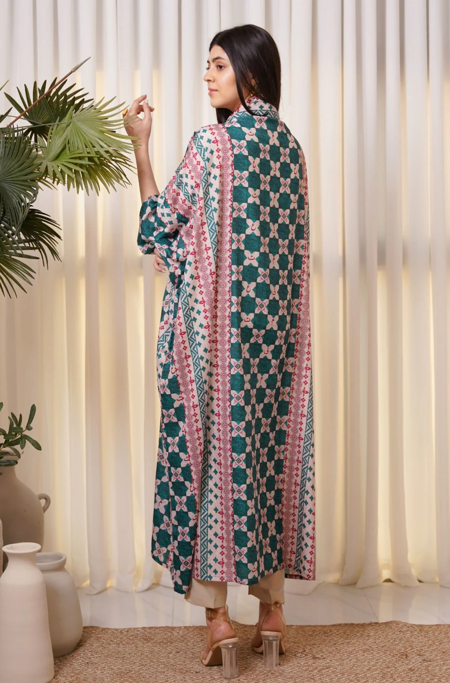 Layla Shrug - Teal - Image 3