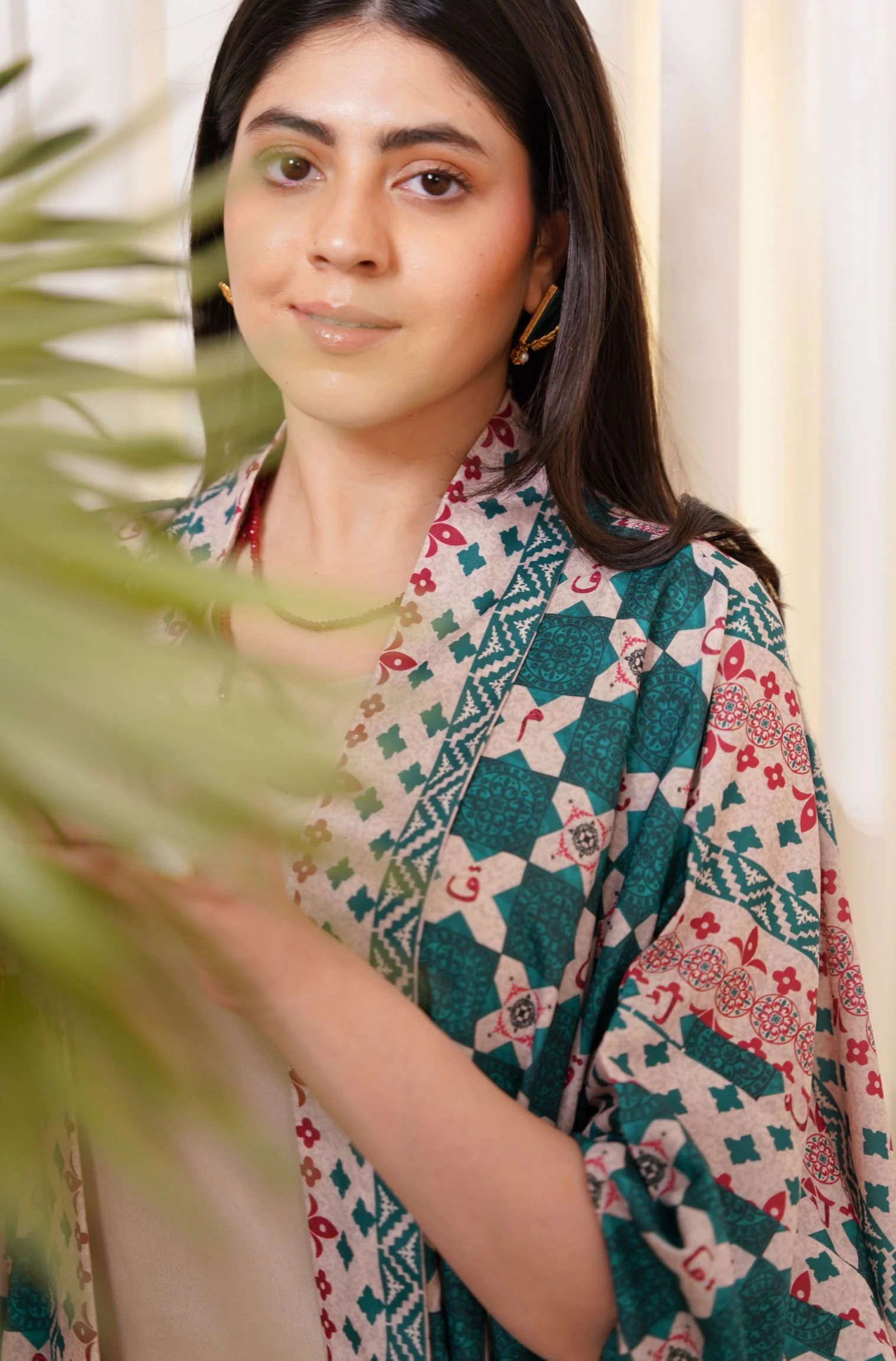 Layla Shrug - Teal - Image 4