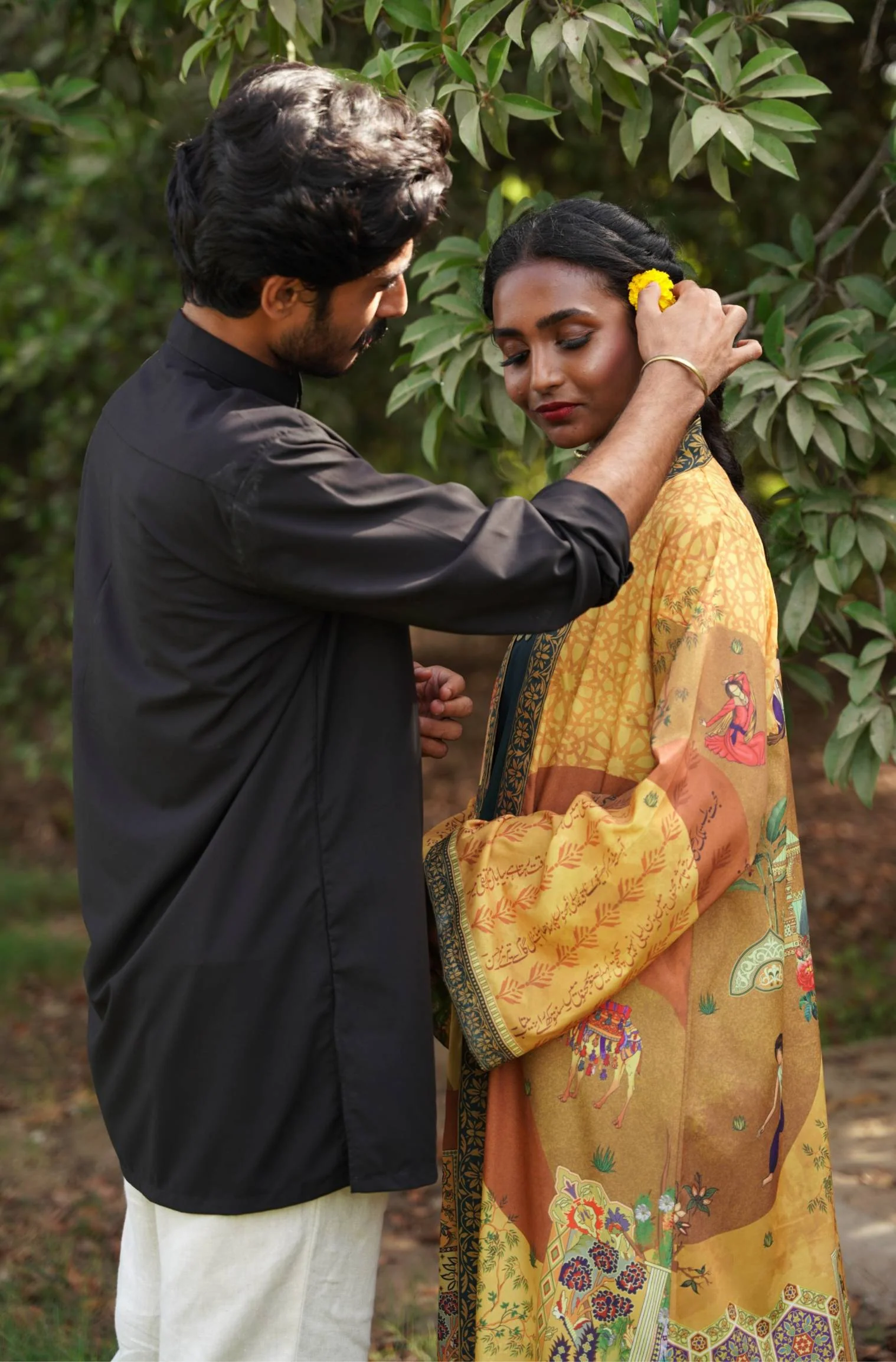Kahaani Shrug - Amber Yellow - Image 6