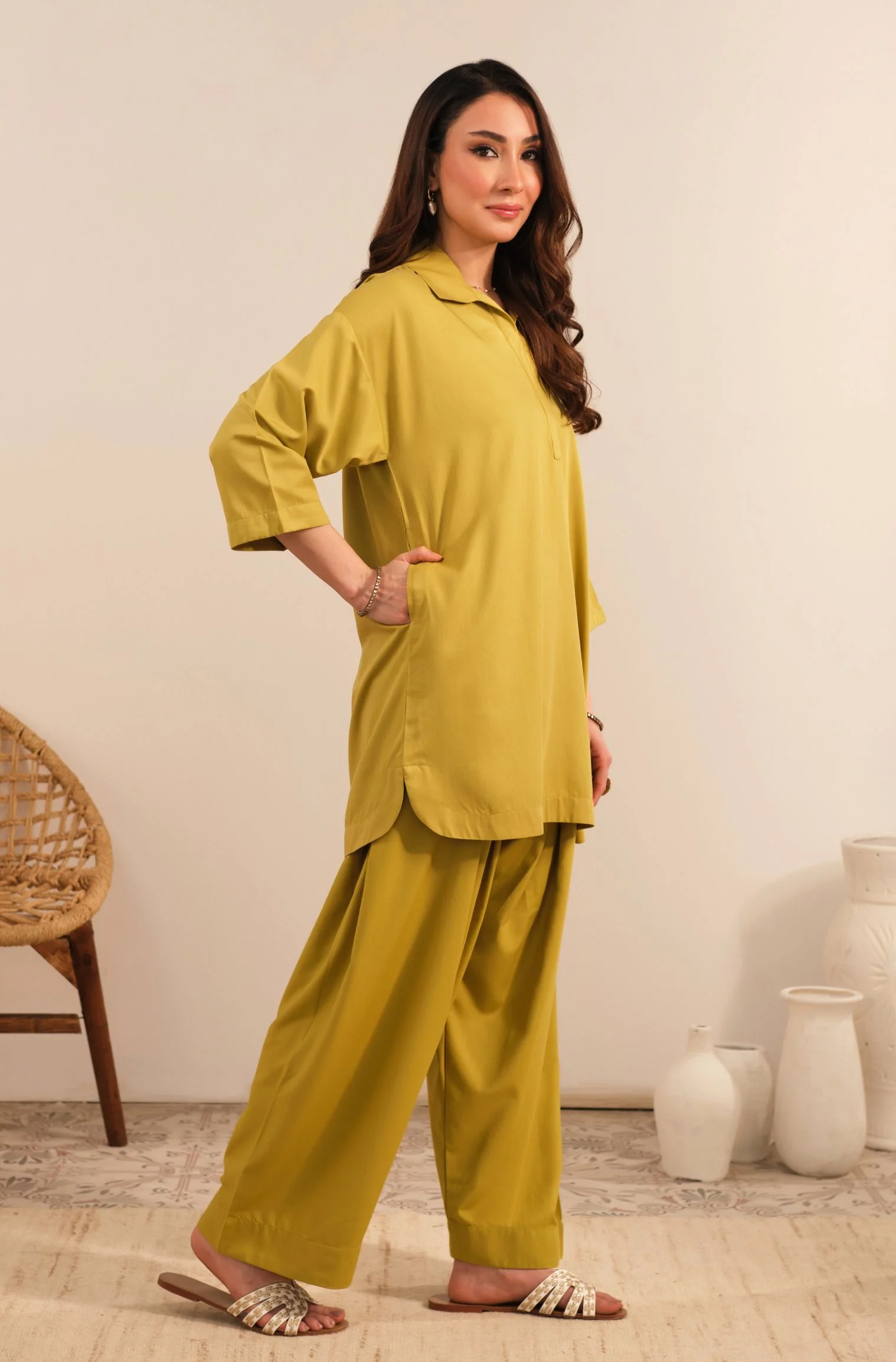 Lime Green Raya Set - Image 3