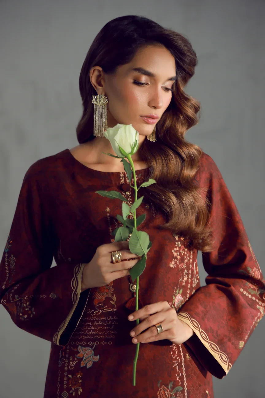 Mashal Co-Ord Set - Plum - Image 3