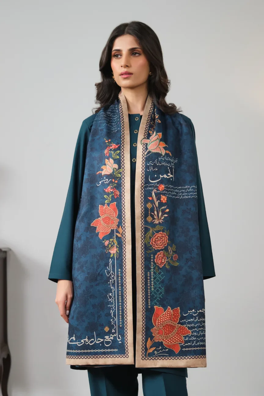 Mashal Stole - Blue