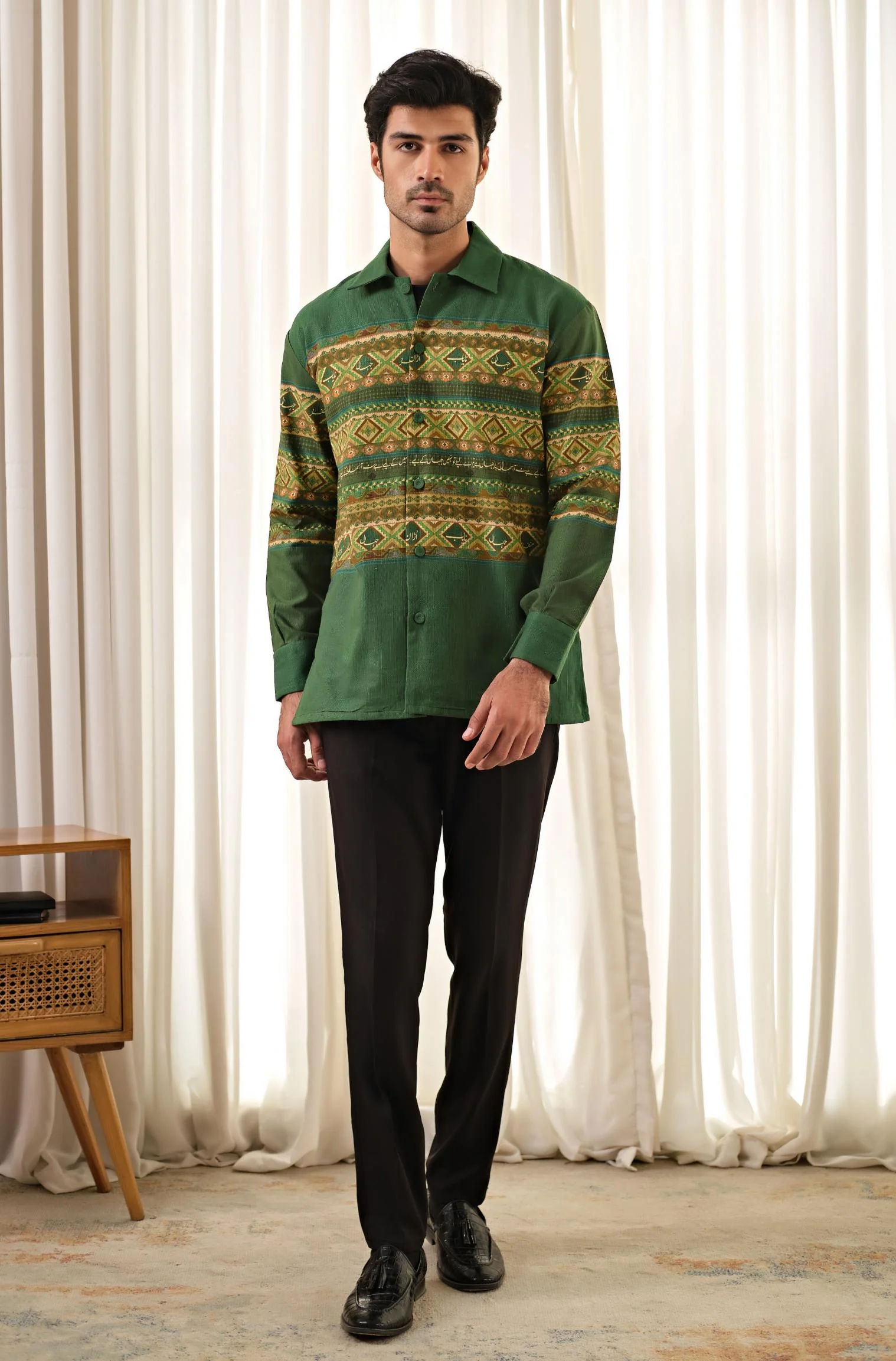 Meraki Overshirt - Green - Image 2