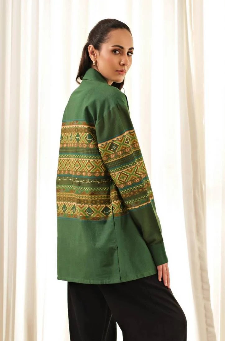 Meraki Overshirt - Green - Image 6