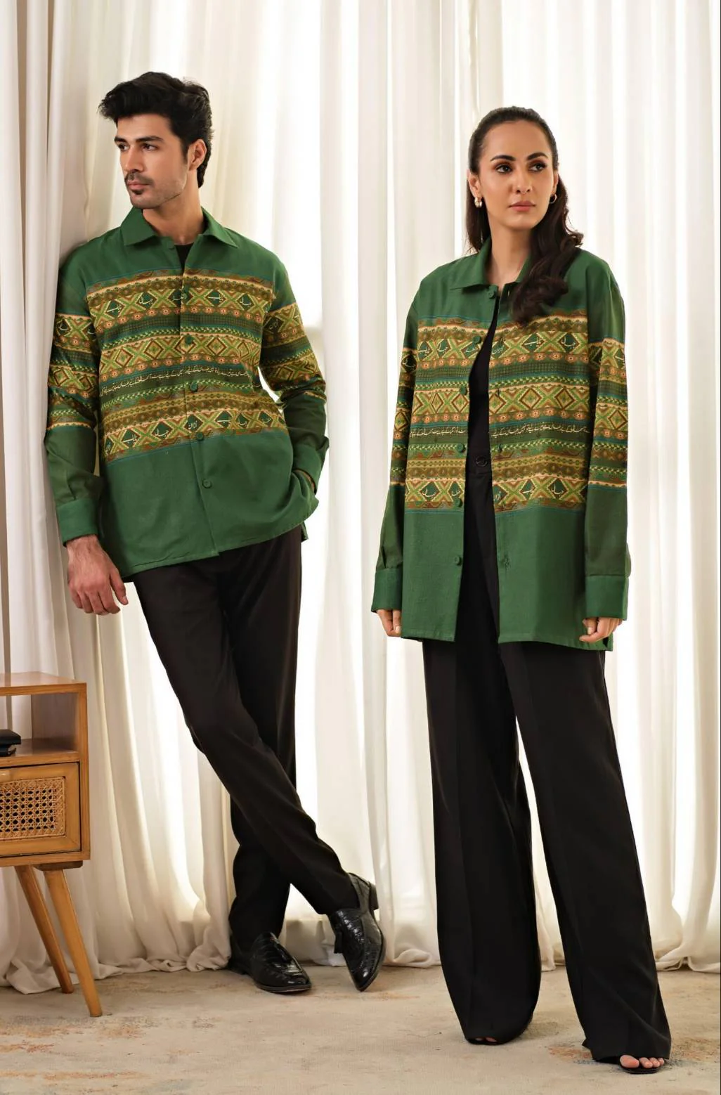 Meraki Overshirt - Green - Image 8