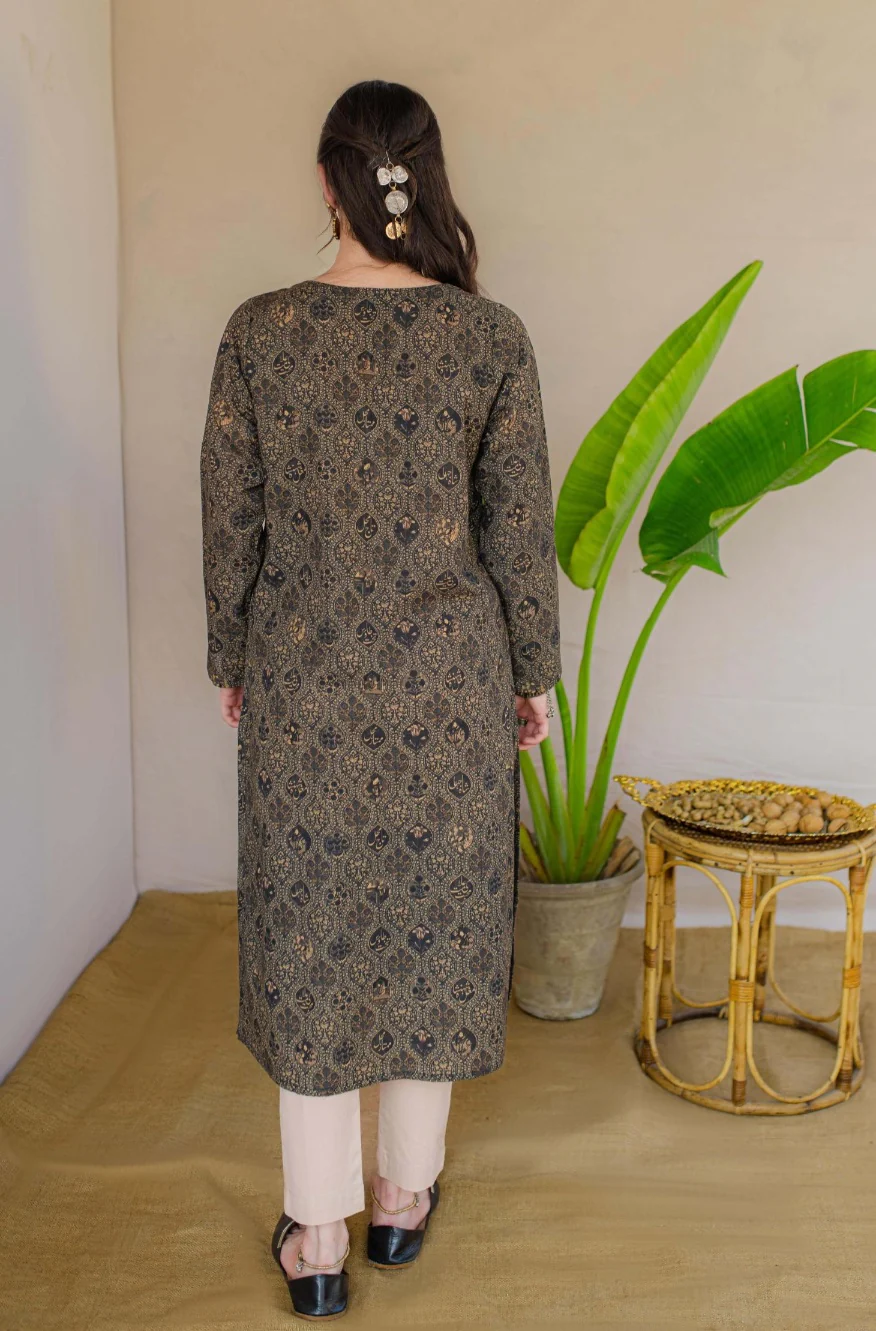 Mumtaz Kurta - Black Gold - Image 3