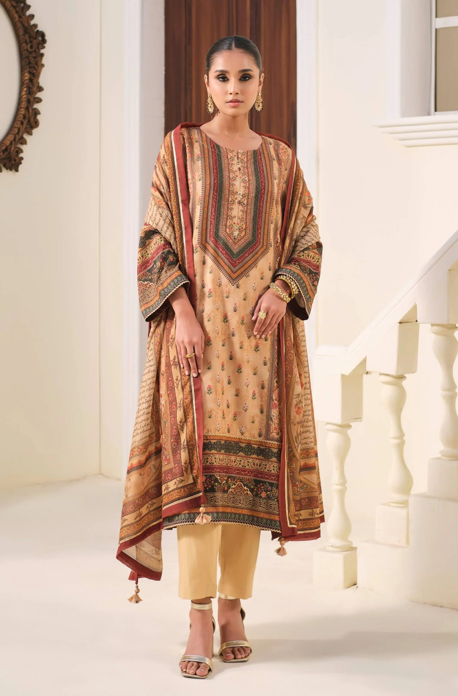 Noor Dupatta - Shades of Gold