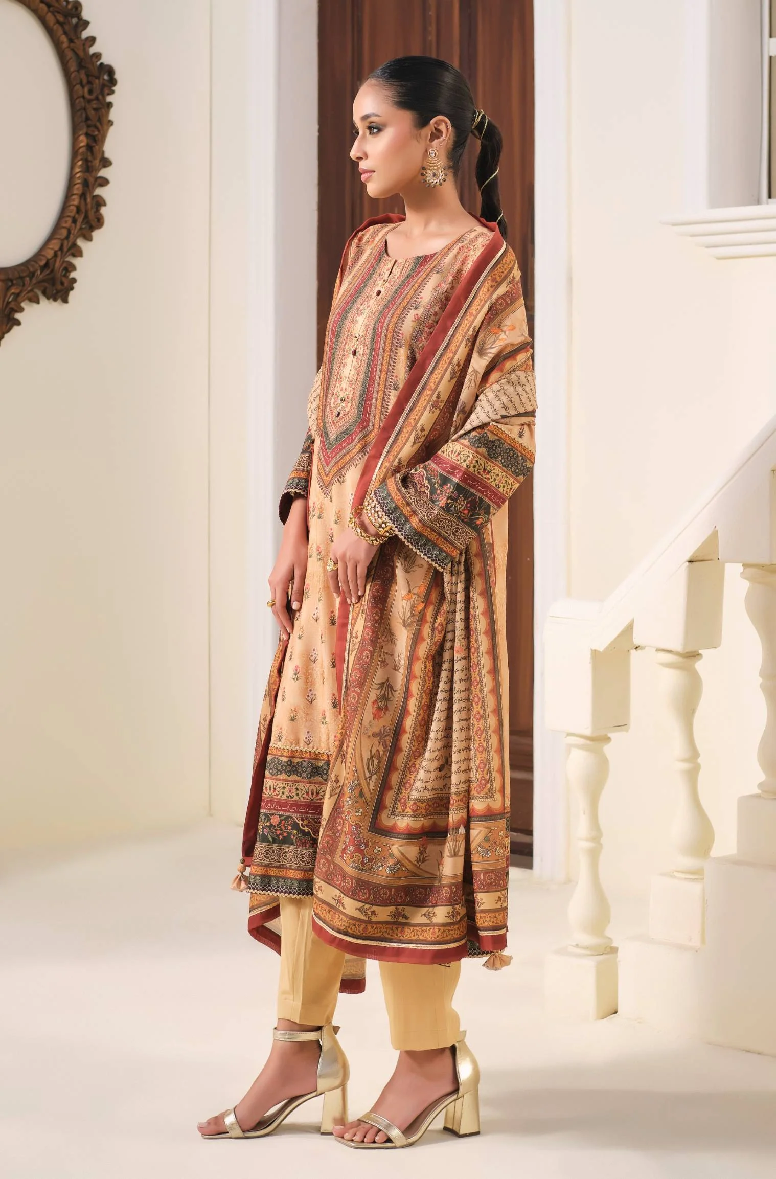 Noor Dupatta - Shades of Gold - Image 2