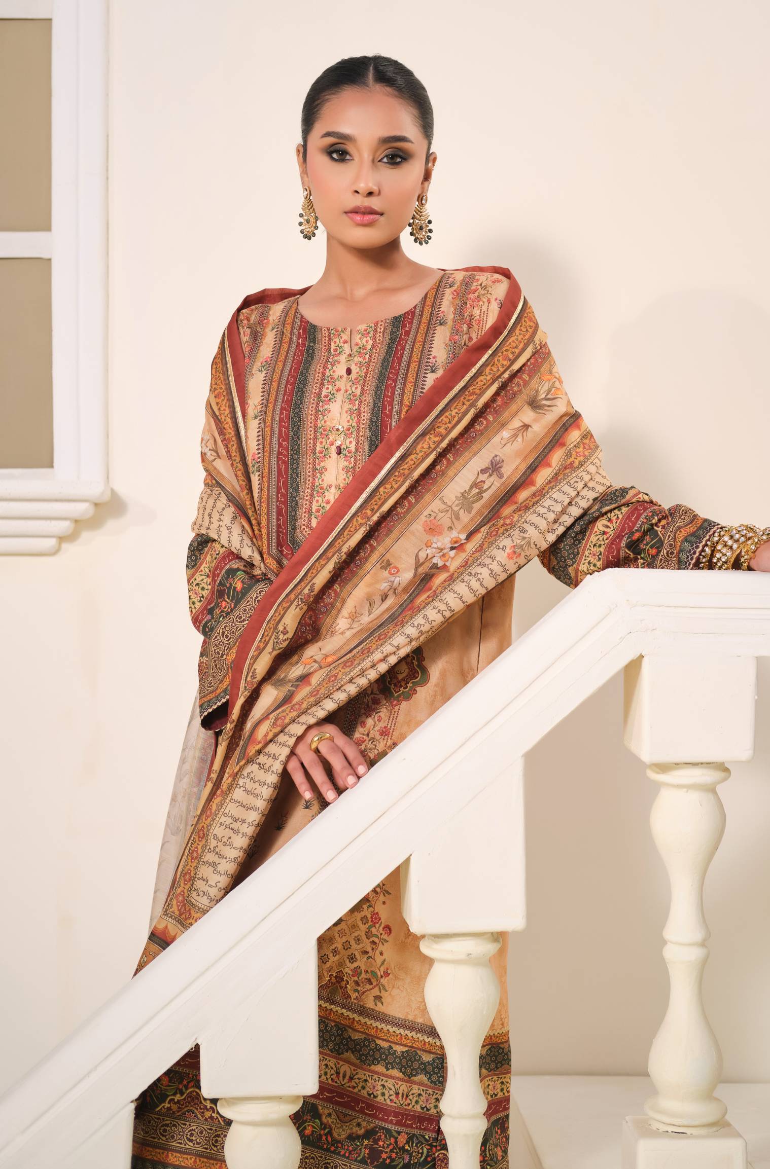 Noor Dupatta - Shades of Gold - Image 4