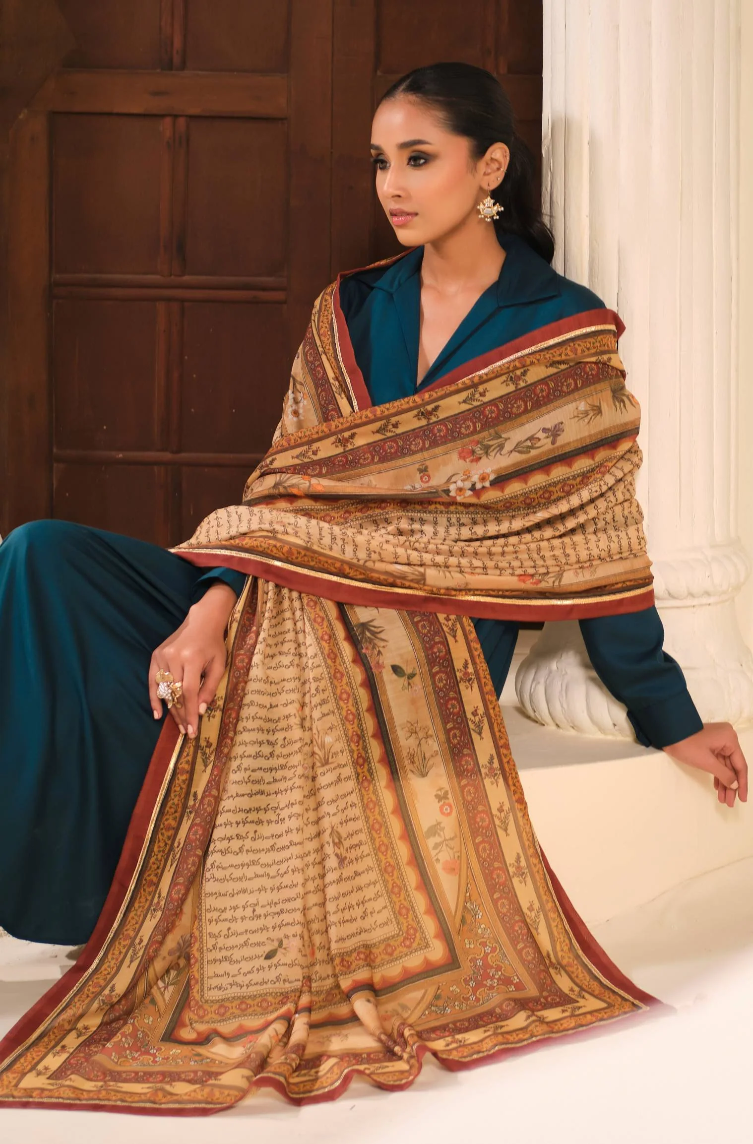 Noor Dupatta - Shades of Gold - Image 6
