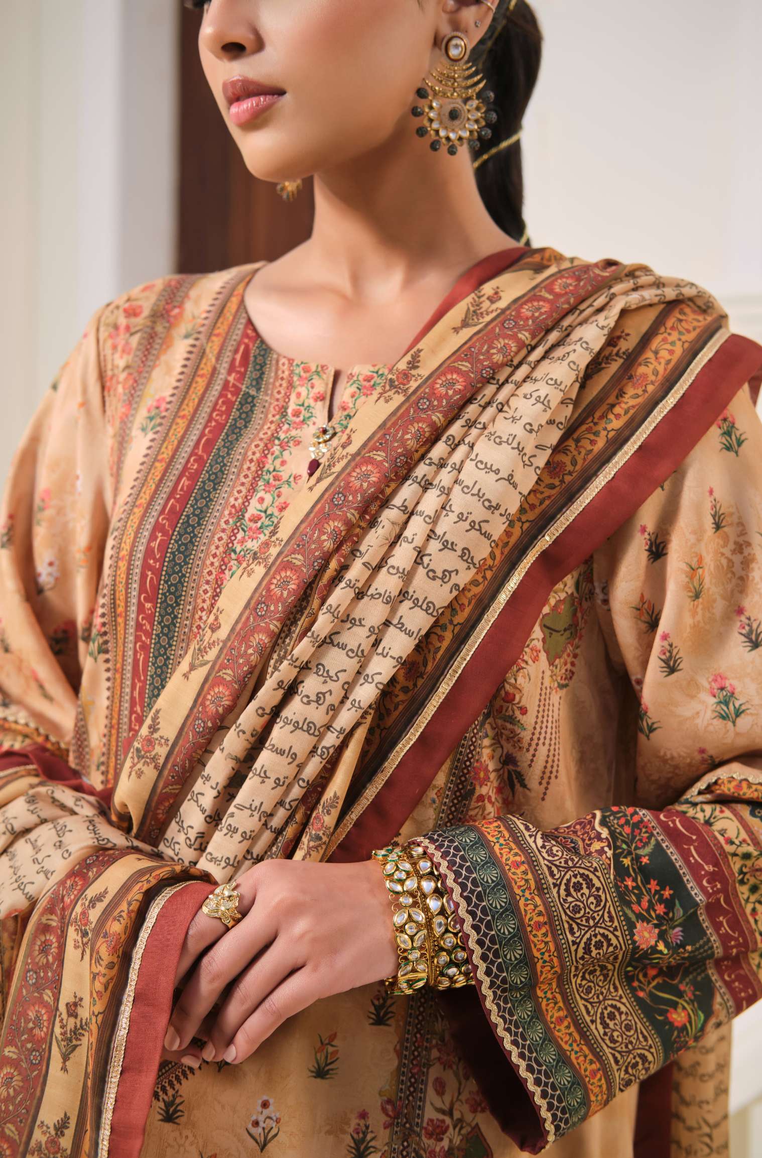 Noor Dupatta - Shades of Gold - Image 7