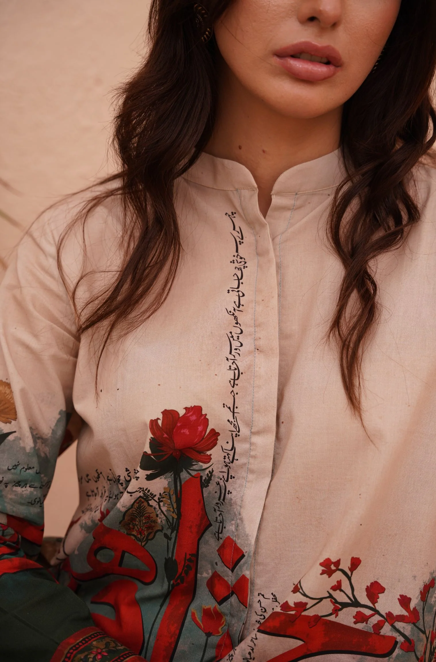 Noor Long Shirt - Shades of Forest - Image 5