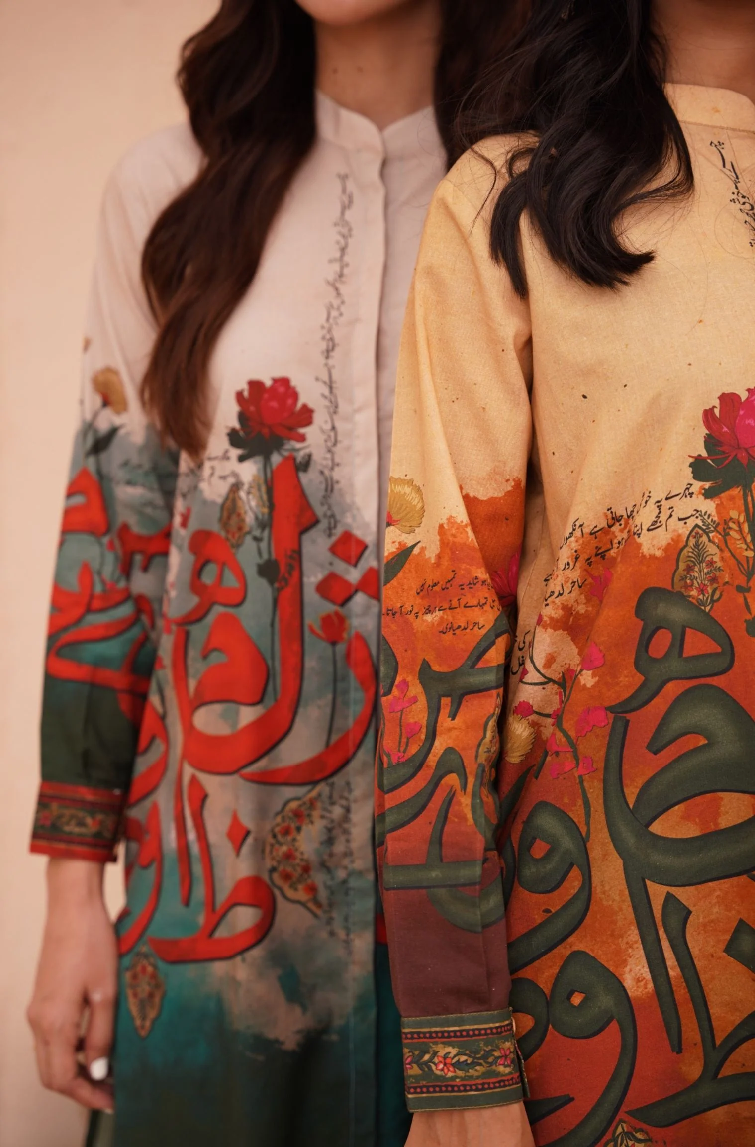 Noor Long Shirt - Shades of Sunset - Image 8