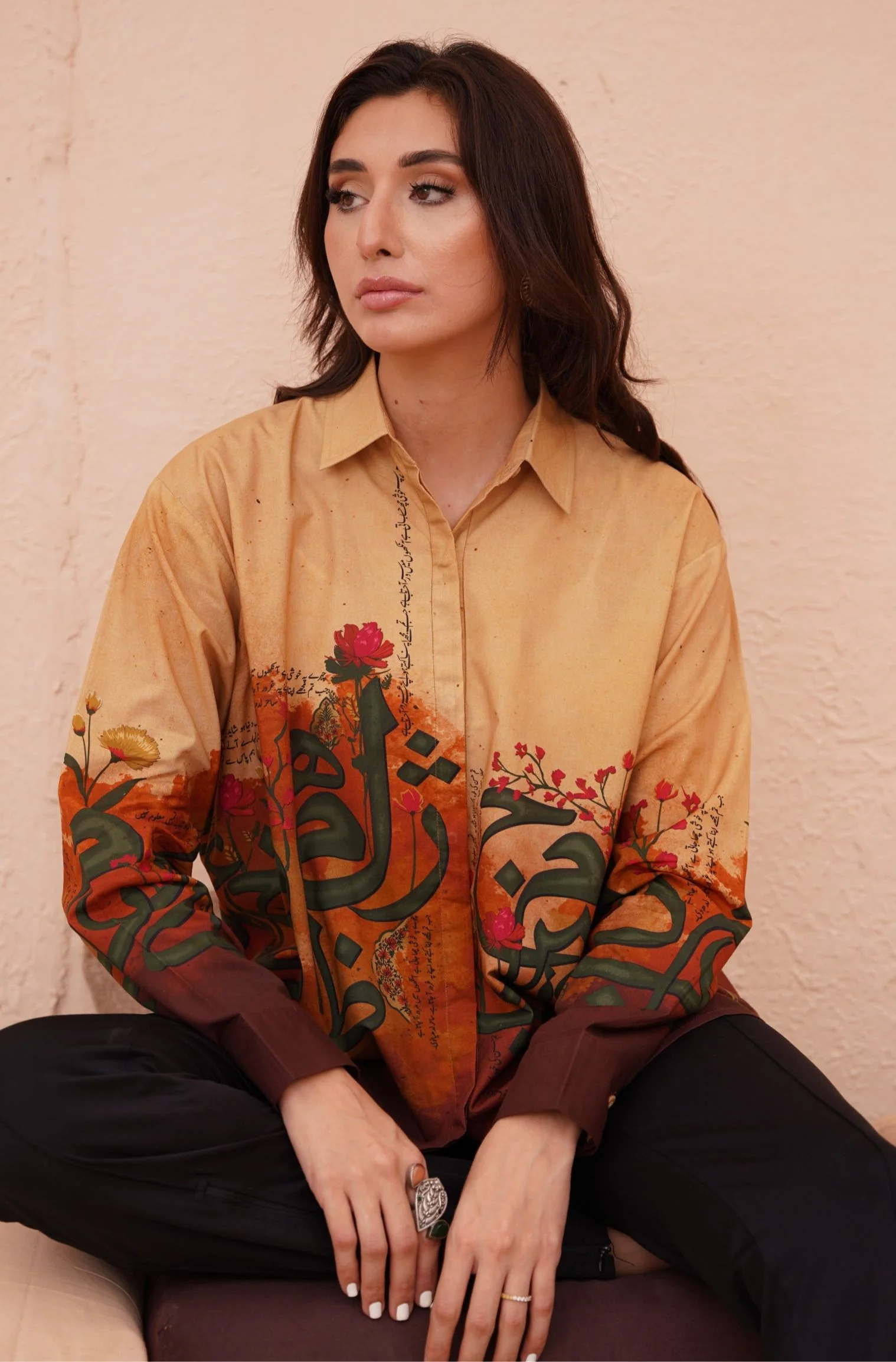 Noor Shirt - Shades of Sunset - Image 3