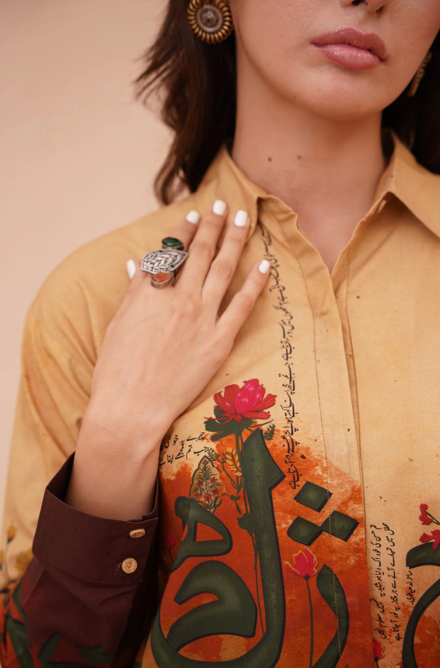 Noor Shirt - Shades of Sunset - Image 5