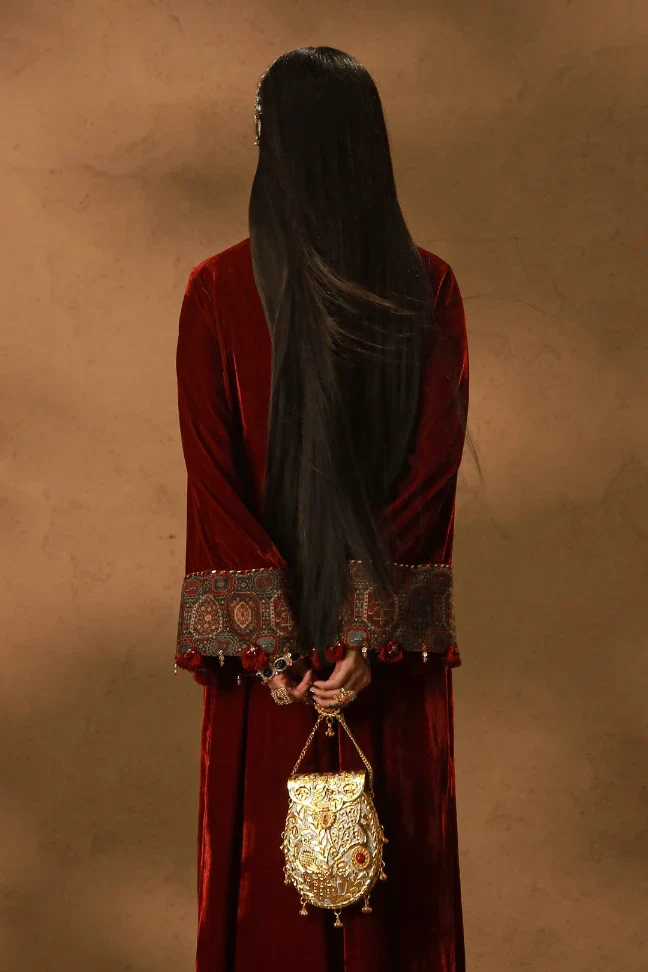 Parisa Velvet Kaftaan - Image 3