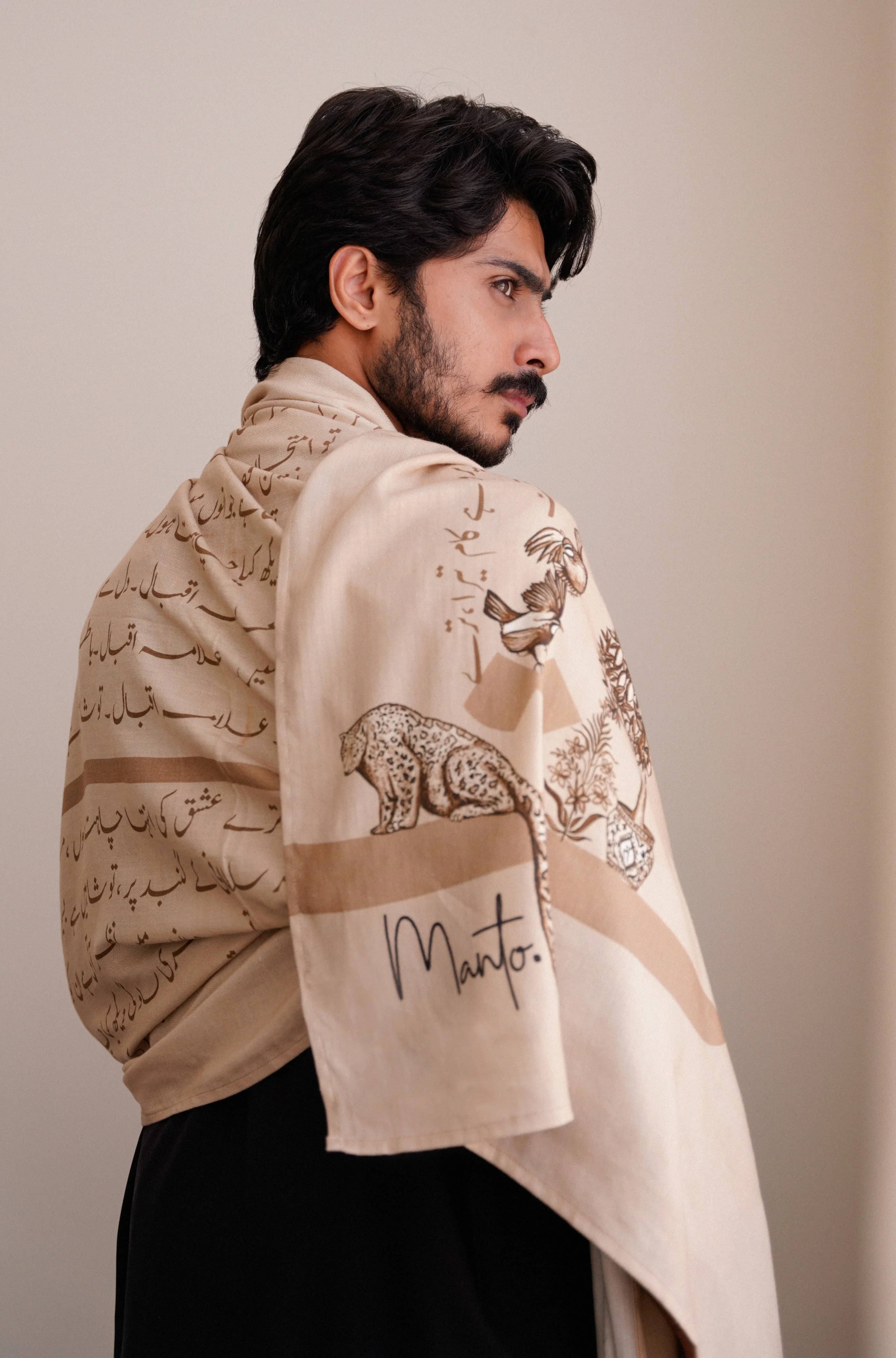 Meraas Odhni - Beige - Image 4