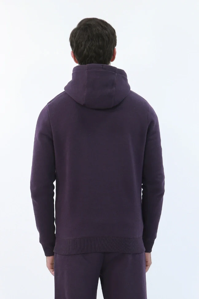 Pullover Hoodie - Deep Purple - Image 6