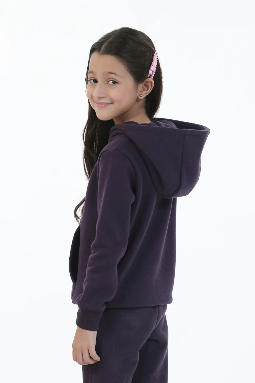 Pullover Hoodie (Kids) - Deep Purple - Image 6