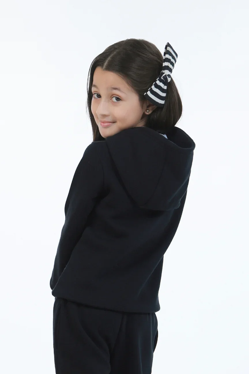 Pullover Hoodie (Kids) - Raven Black - Image 5