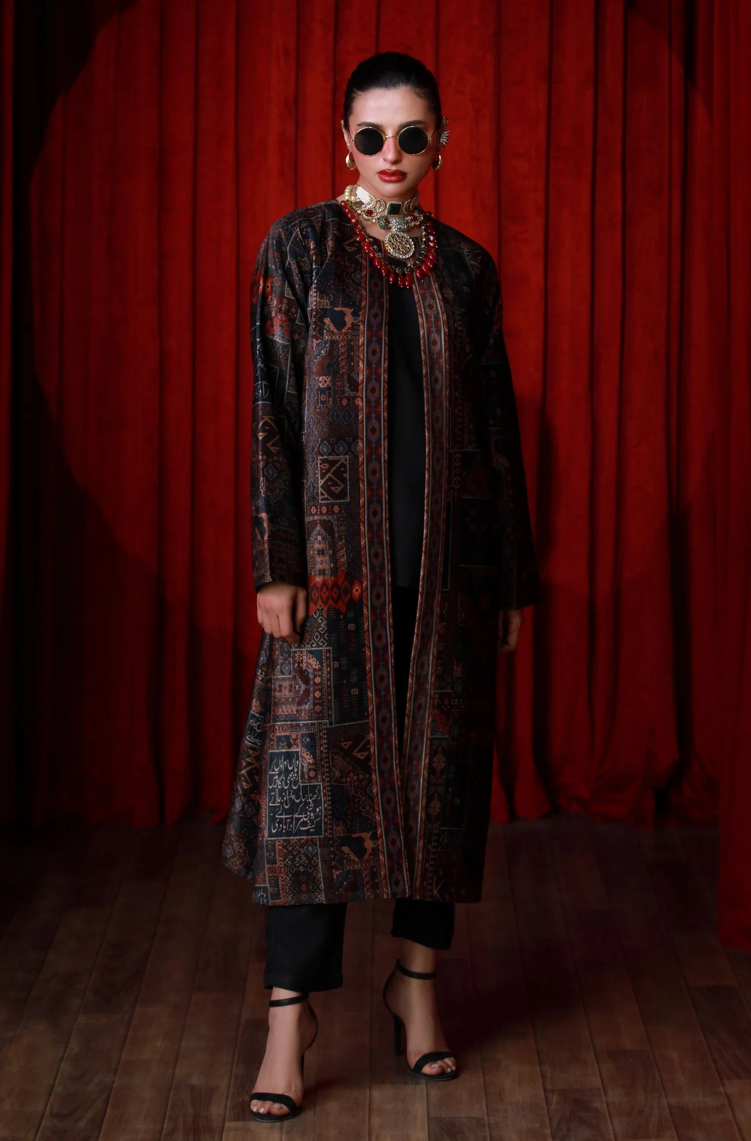Qala Velvet Coat