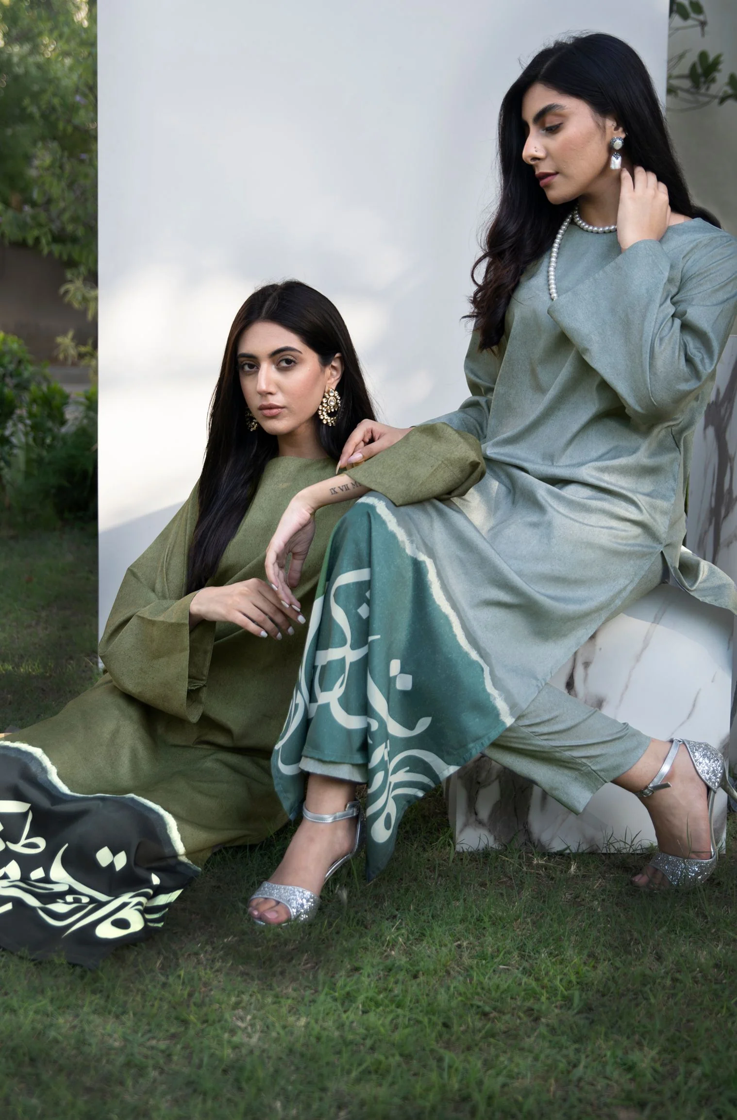 Qalb Set - Olive Green - Image 4