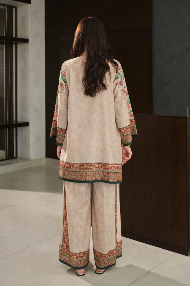 Rania Co-Ord Set - Beige - Image 3