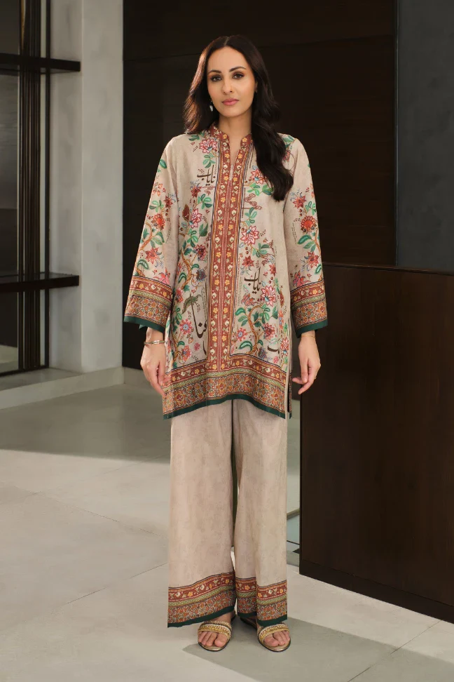 Rania Co-Ord Set - Beige - Image 5