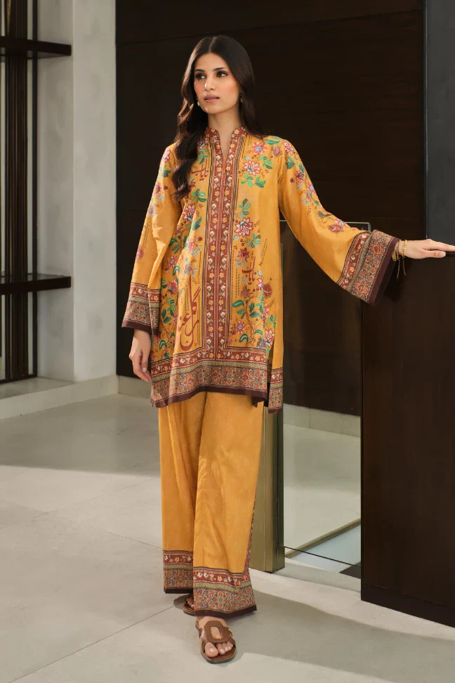 Rania Co-Ord Set - Mustard - Image 2