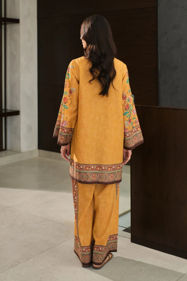 Rania Co-Ord Set - Mustard - Image 3