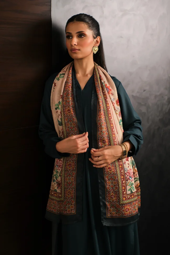 Rania Scarf - Beige - Image 2