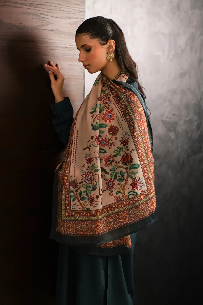 Rania Scarf - Beige - Image 3