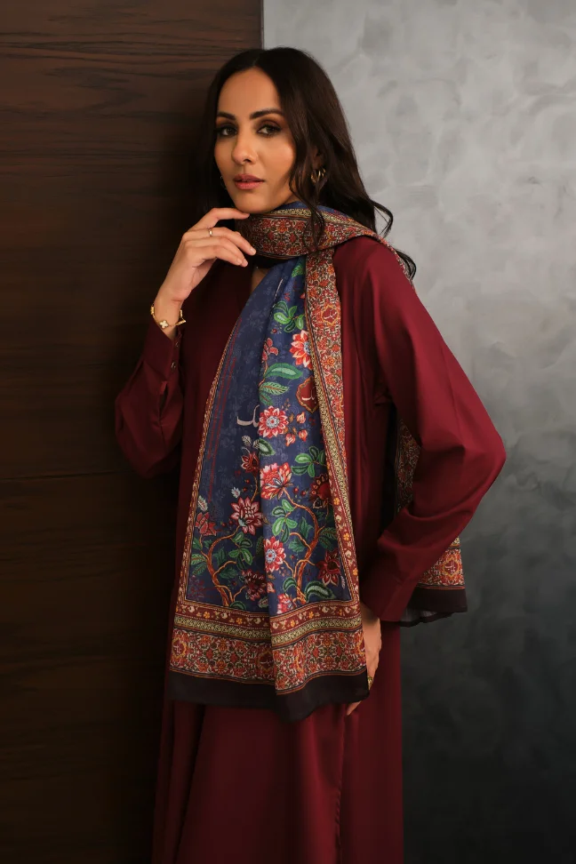 Rania Scarf - Blue
