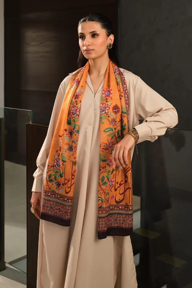 Rania Scarf - Mustard - Image 2