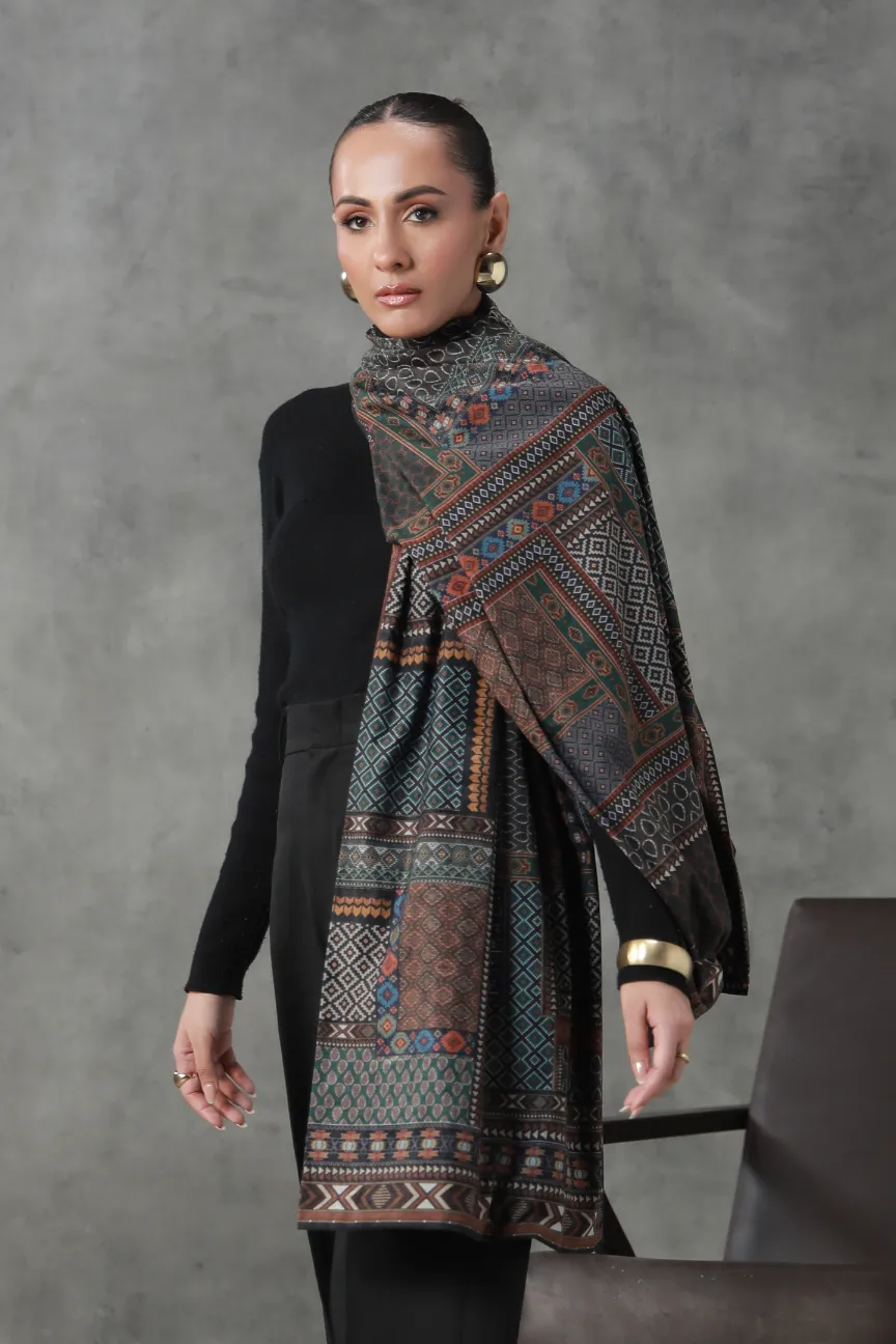 Ranjish Velvet Stole - Image 2