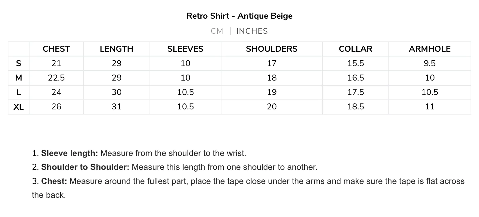 Retro Shirt - Antique Beige - Image 9