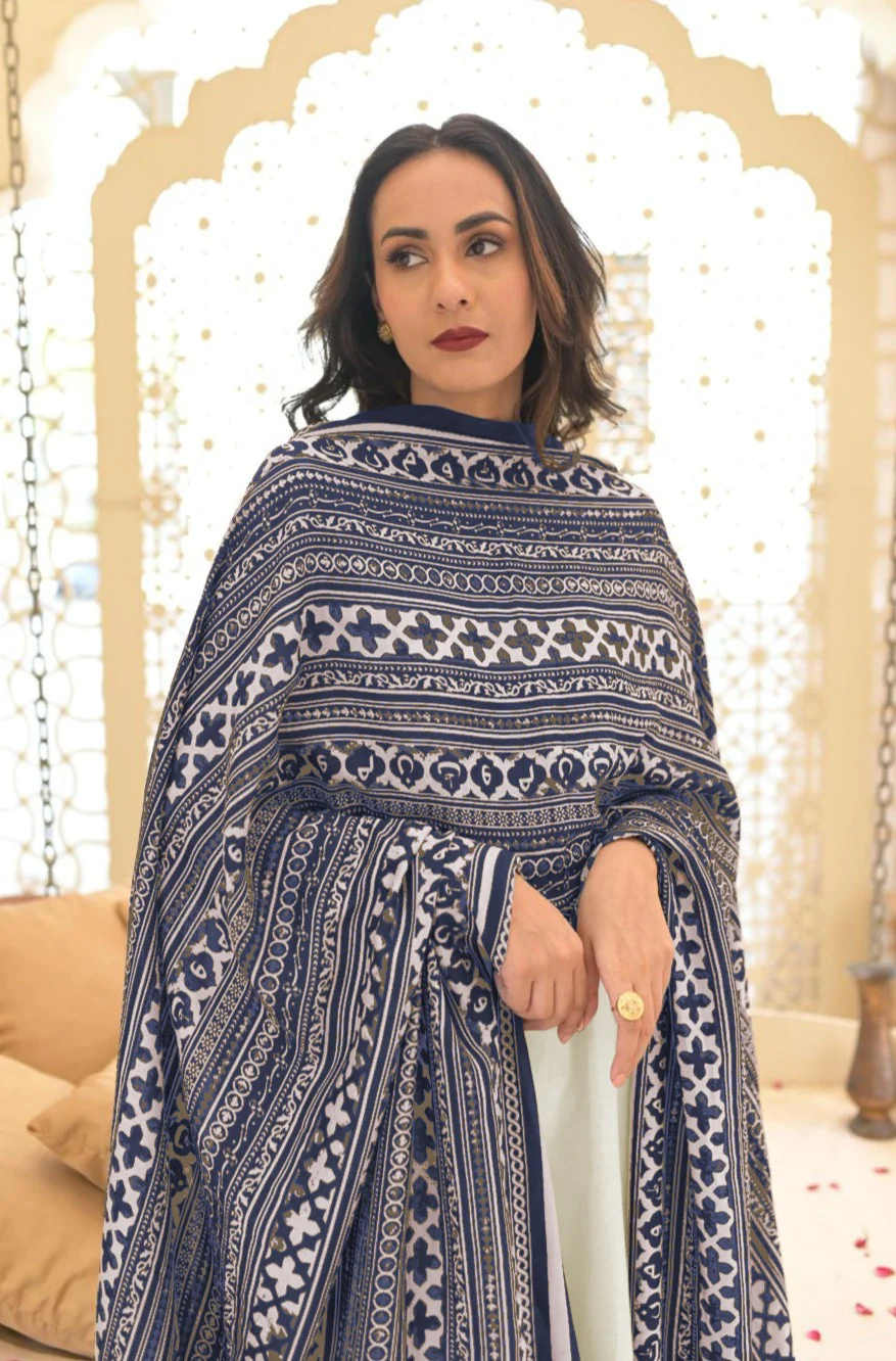Riwayat Odhni - Midnight Blue - Image 3