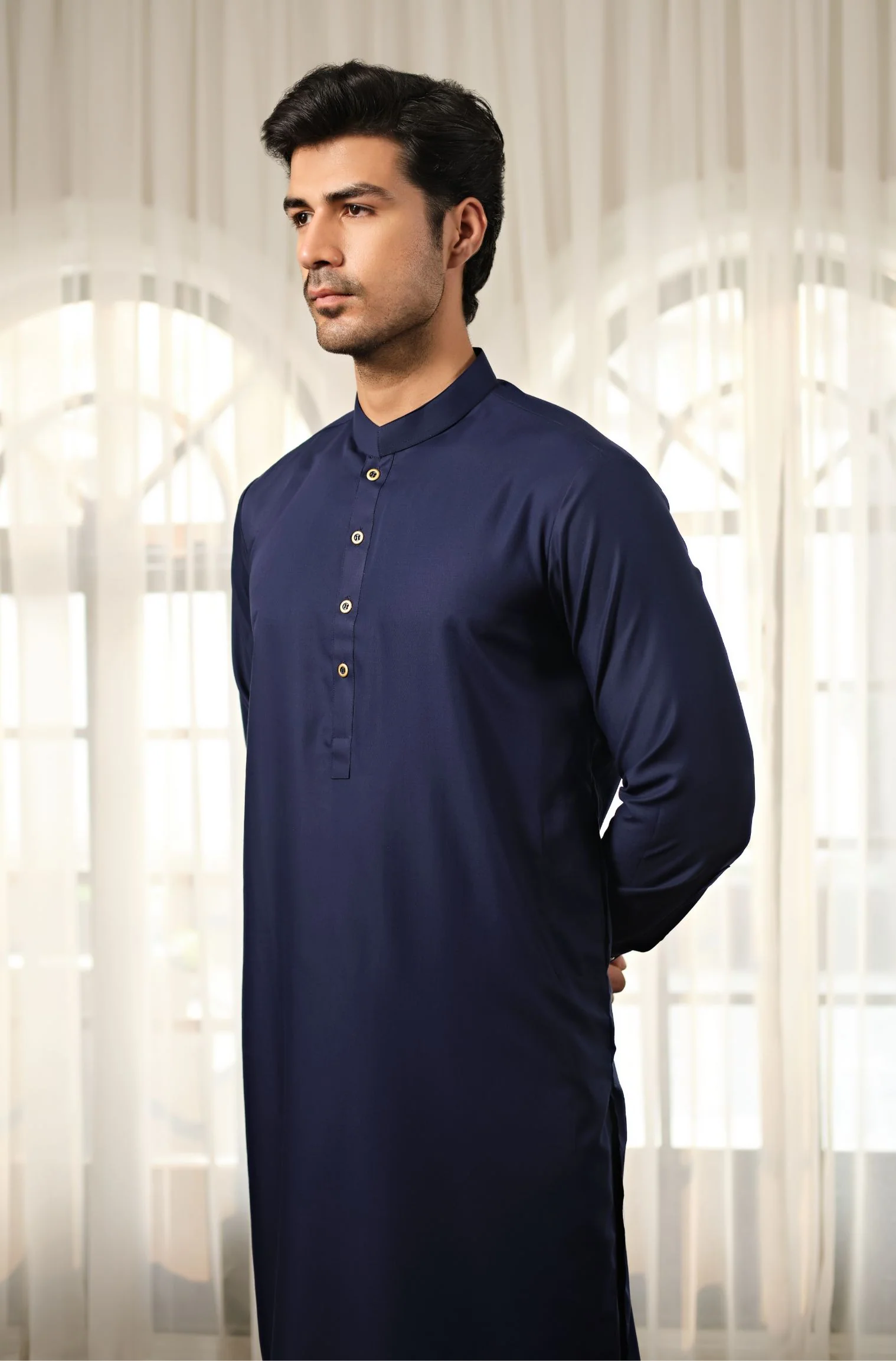 Midnight Blue - Sherwani (Men) - Image 5