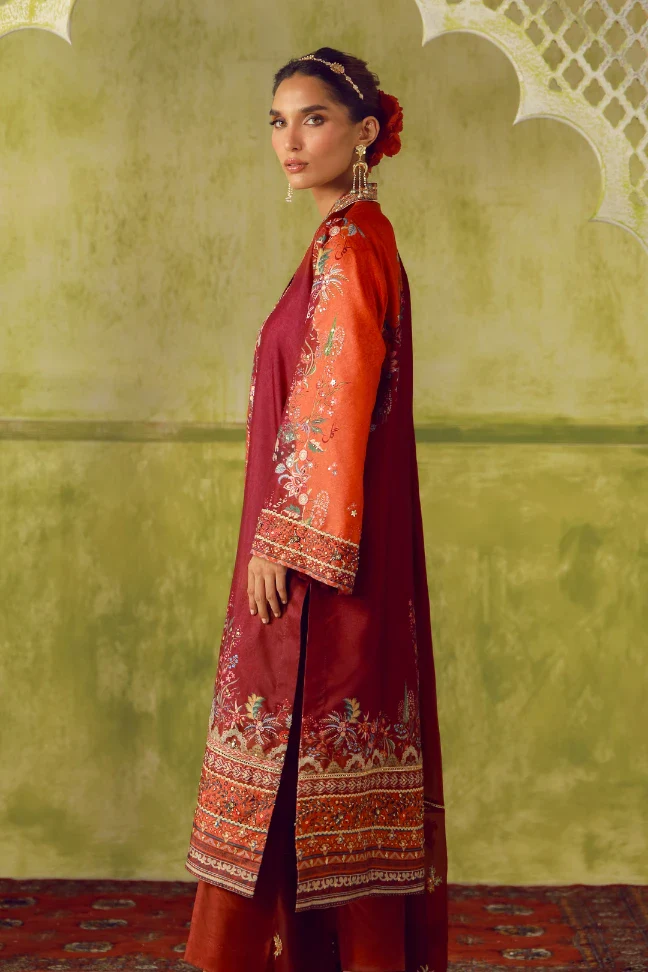 Rukhsar Set - Maroon - Image 7