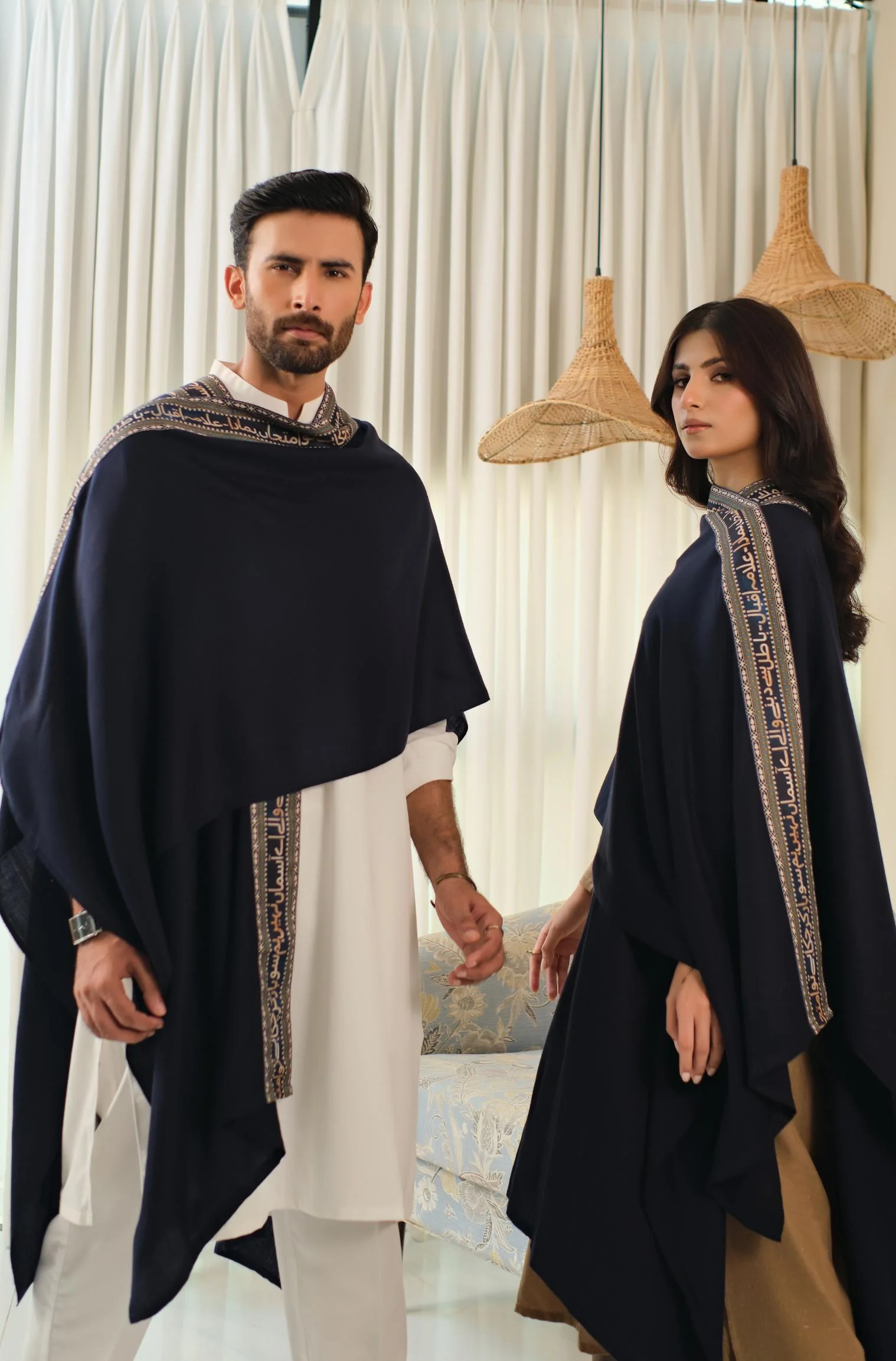 Sabaat Cape - Blue & Green